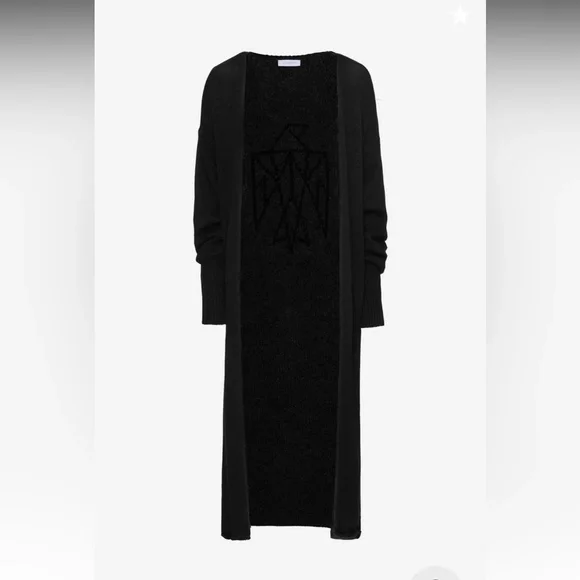 NWT All Things Golden the signature cardigan duster black - Picture 6 of 10